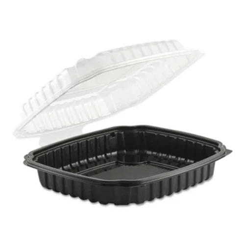 Microwave Container 1 Section With Lid 250 Pieces