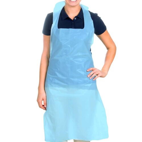 Disposable Apron Blue Pack Of 100 Pieces