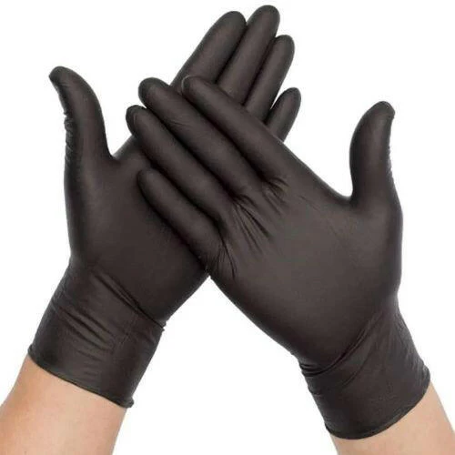 Vinyl Gloves Black Large 100 Pieces