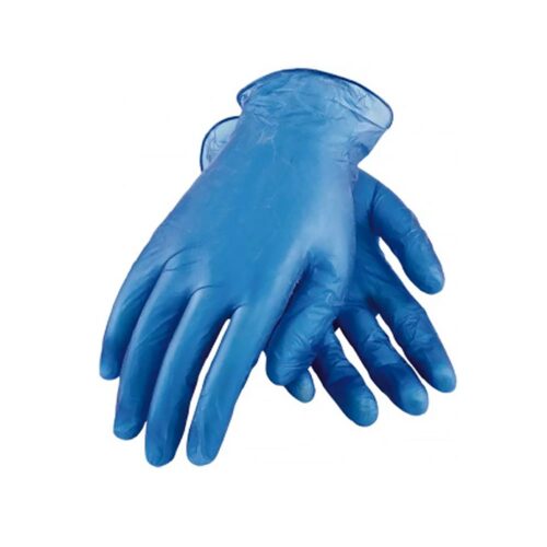 Vinyl Gloves Blue Large 100 Pieces