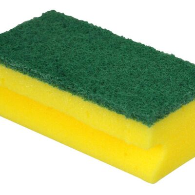 Yellow Green sponge 1pkt 12 piece