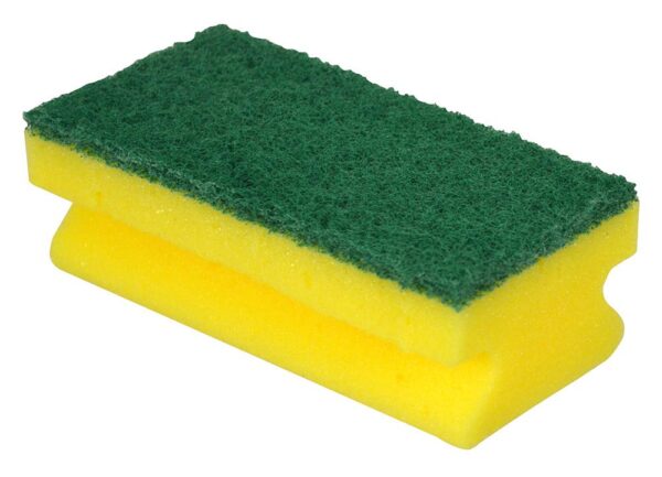 Yellow Green sponge 1pkt 12 piece