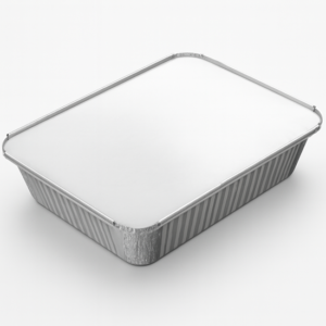Aluminum Food Containers with Paper Lids | Multiple Sizes