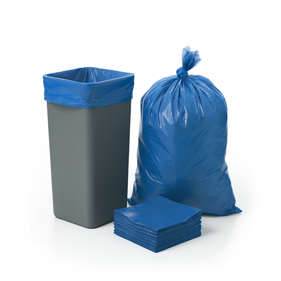 GARBAGE BAG BLUE