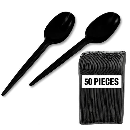 TABLE SPOON BLACK PKT
