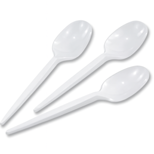 White Plastic Table Spoon | 1x50 Pcs