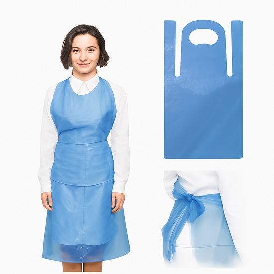 APRON BLUE