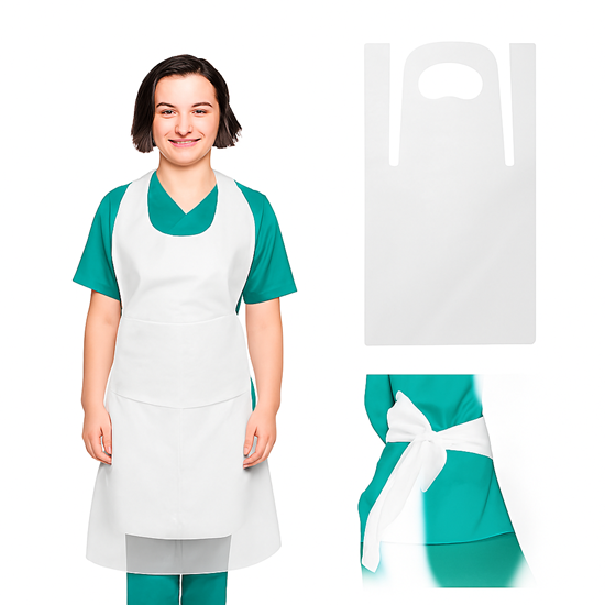 APRON WHITE