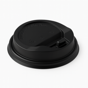 Black Lid For Ripple Coffee Cup | 4oz, 8oz & 12oz