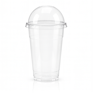 Clear Plastic Juice Cup With Dome Lid | 8 oz To 16 oz | 1x1000 Pcs