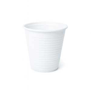 Plastic Cup White 6 oz Pack Of 100 Pcs