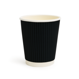 Black Ripple Coffee Cup | 4oz, 8oz & 12oz