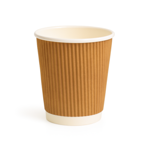 Brown Ripple Coffee Cup | 8oz & 12oz