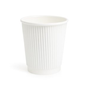 White Ripple Coffee Cup | 4oz, 8oz & 12oz