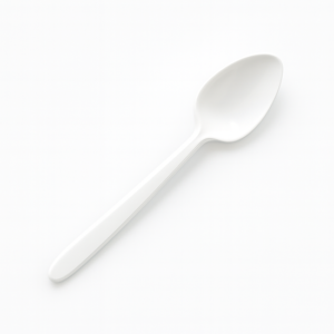 White Plastic Tea Spoon | 1x50 Pcs